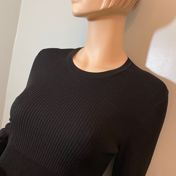 Marc by Marc Jacobs Black Ribbed sheath Dress - Picture 6 of 9